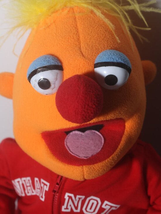Disney The Muppets Whatnot Workshop Red Zip-Up Hoodie — New  What Not Hoodie Sweater Muppets FAO Schwarz Whatnot Workshop Puppet
